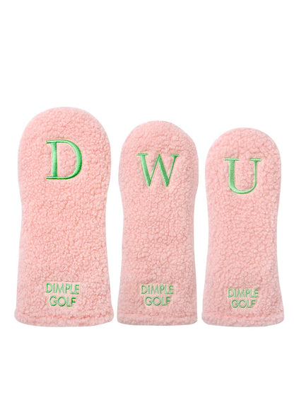 Shearling Golf Headcover Pink